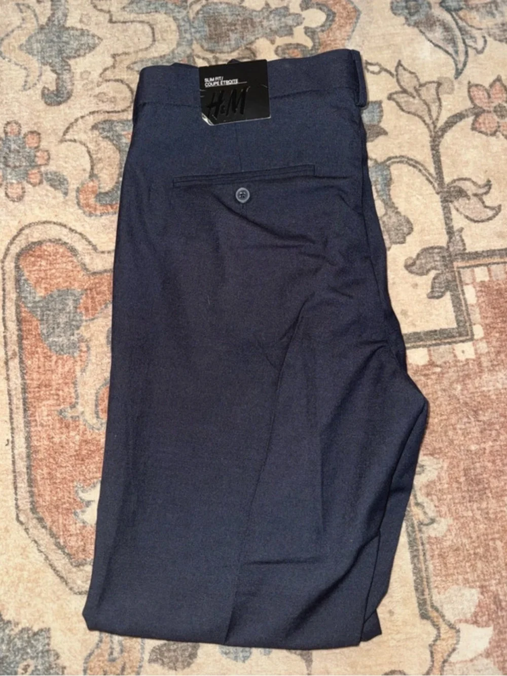 H&M Men's Navy Dress Pants